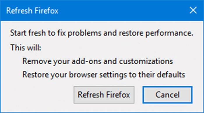 Refresh Firefox pic12