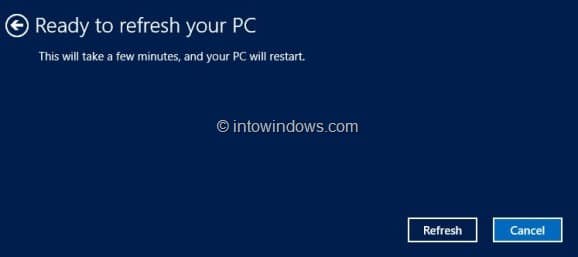 Refresh Windows 8 PC01