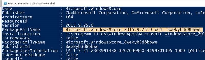 Reinstall Store and other preinstalled apps On Windows 10 pic2