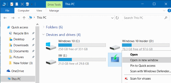 Reinstall Windows 10 without data loss step3