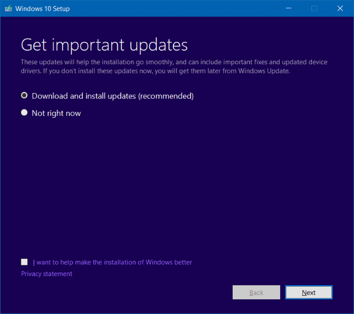Reinstall Windows 10 without data loss step6