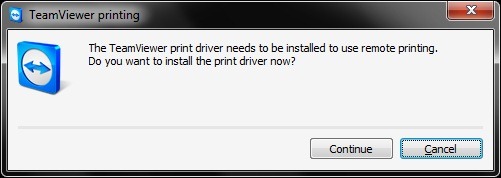 Remote Printing TeamViewer Step1