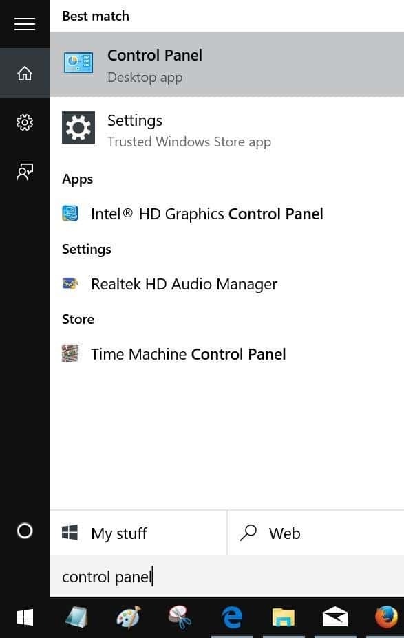 Remove Internet Explorer from Windows 10 Step1