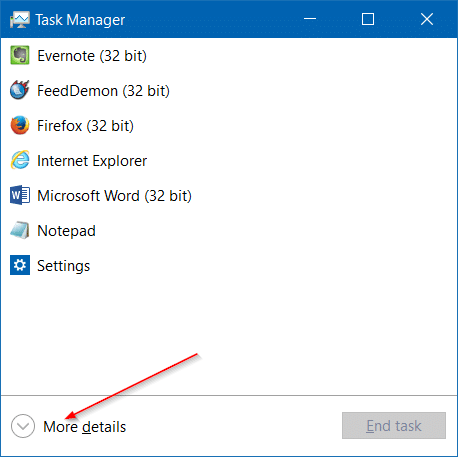 Remove airplane flight mode icon from Windows 10 taskbar step2