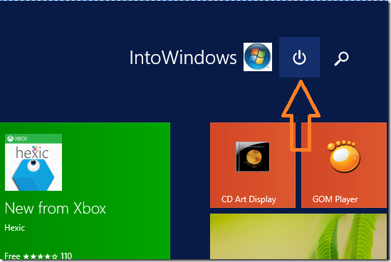 Remove or hide shut down button from Windows 8.1 Update Start Screen