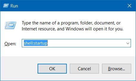 Remove programs from startup in Windows 10 step2