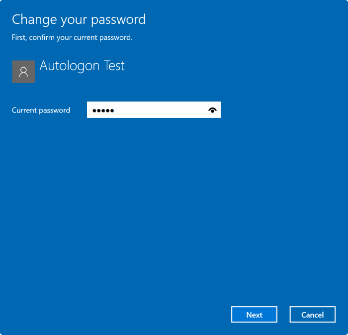 Remove user account password in Windows 10 pic2