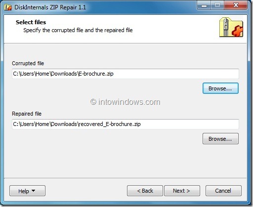Repair Incompltely Downloaded ZIP File