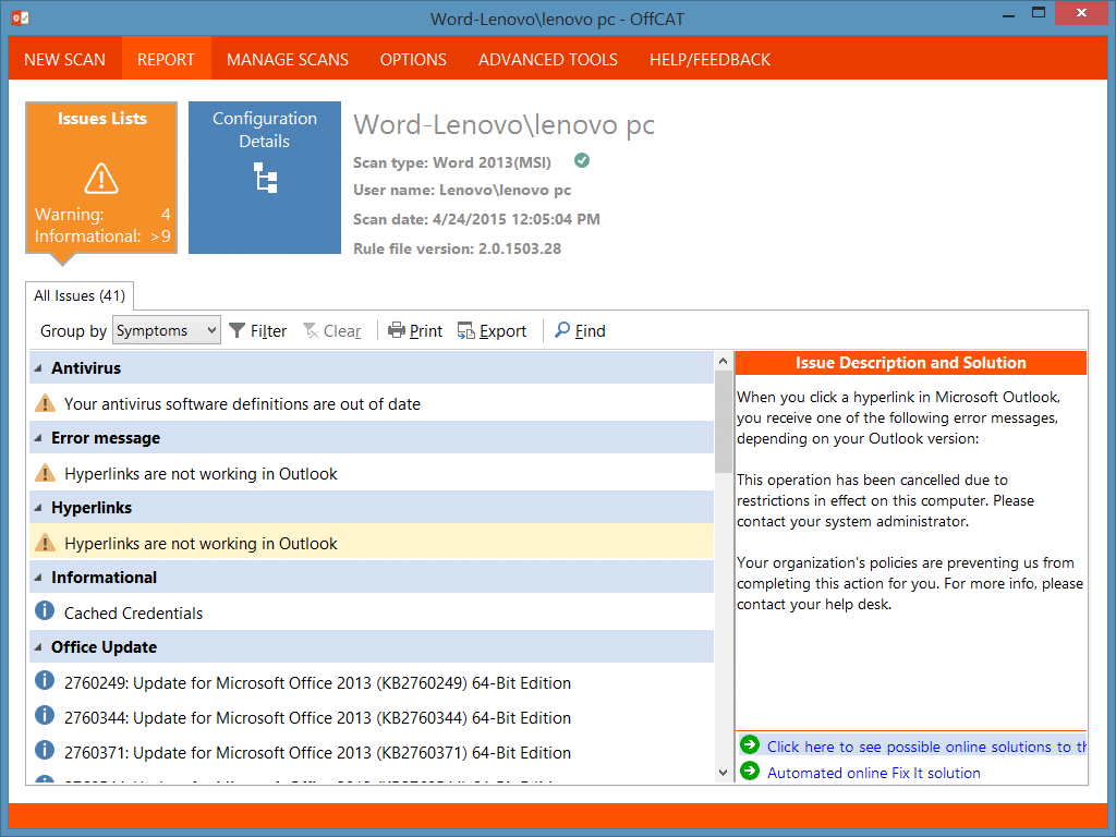 Repair Office 2010 2013 with this free tool