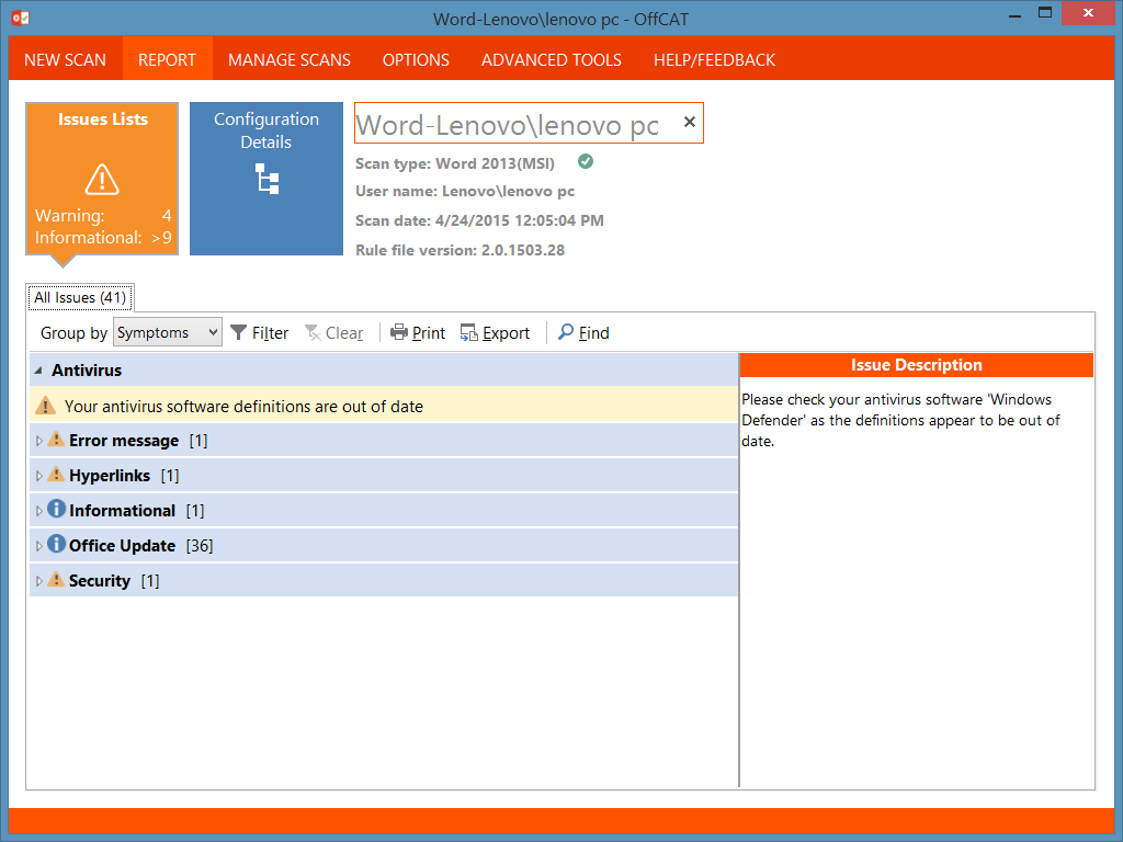 Repair Office 2010 2013 with this tool
