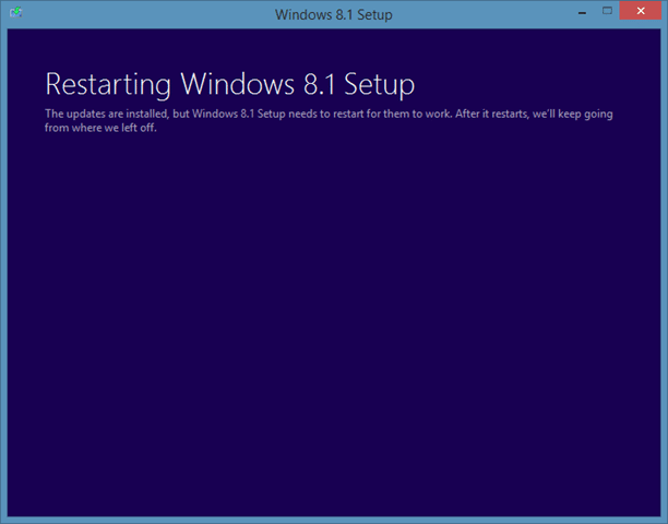 Repair Windows 8.1 installation Step2