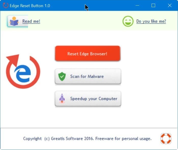 Reset Edge browser sttings