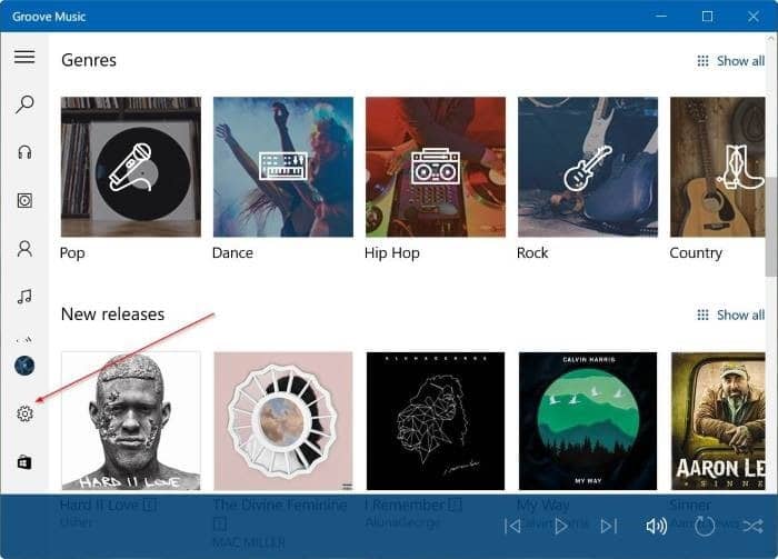 Reset Groove Music in Windows 10 pic2