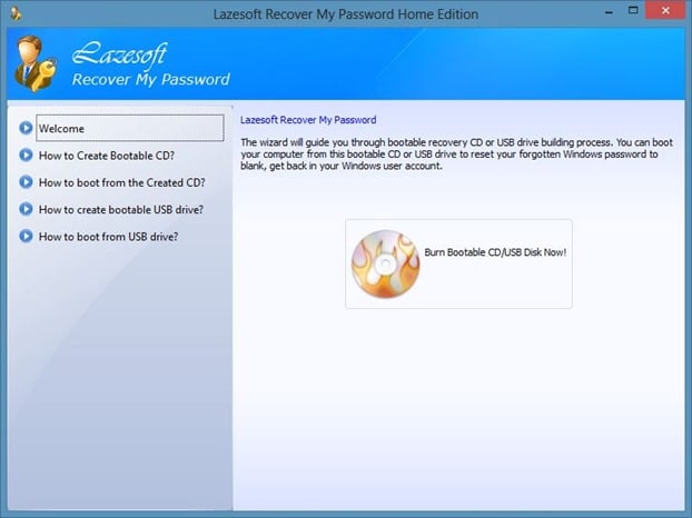 Reset Windows Password Step1