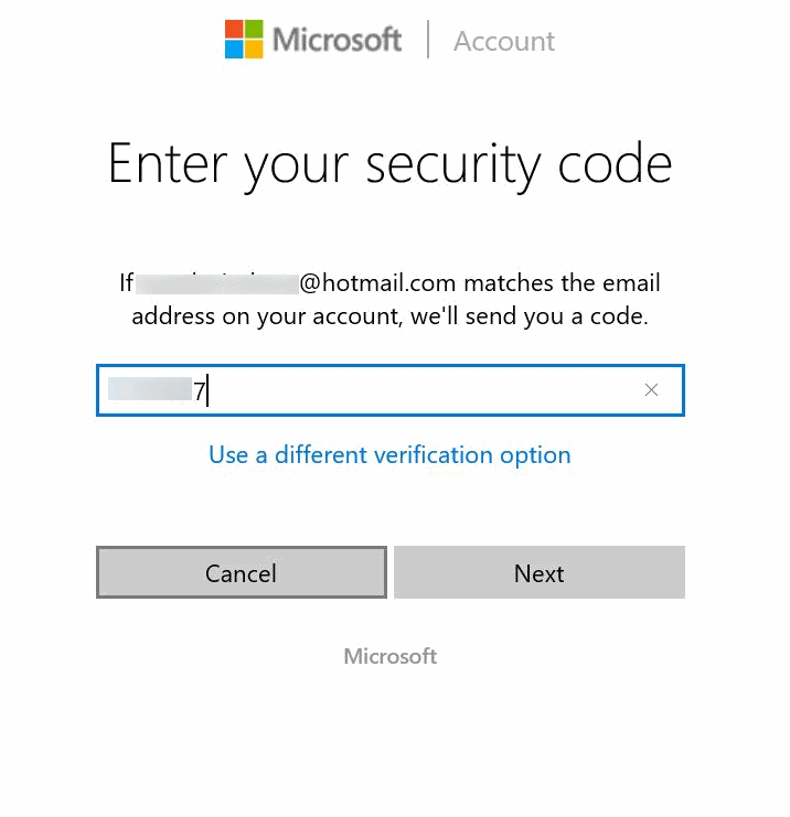 Reset or change Microsoft account password Windows 10 pic13