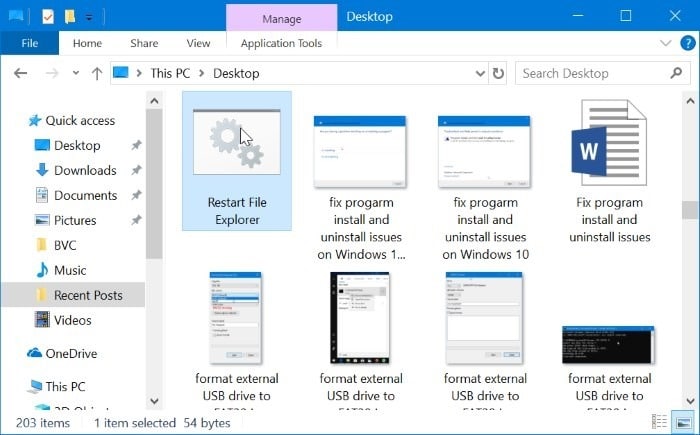 Restart Windows File Explorer in Windows 10 pic10