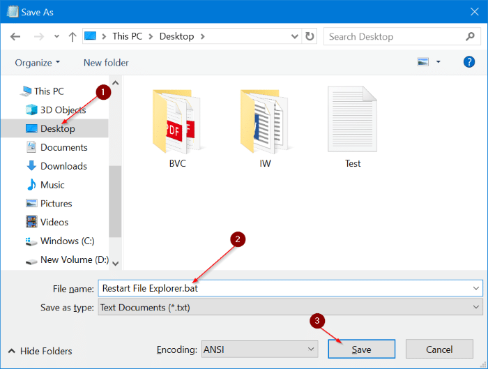 Restart Windows File Explorer in Windows 10 pic9