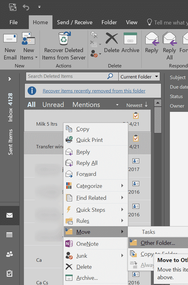 Restore deleted Microsoft To-Do tasks and lists pic2