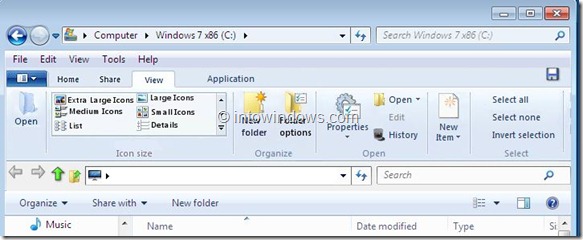Ribbon UI for Windows 7