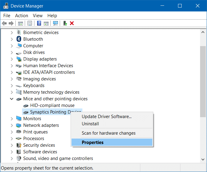 Roll back or restore previous version of a driver in Windows 10 step3