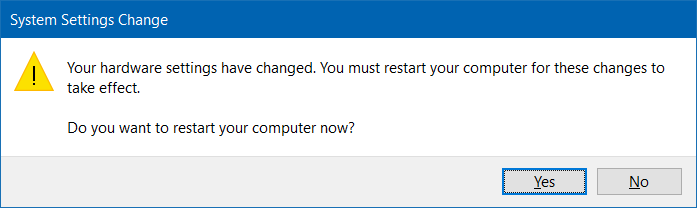 Roll back or restore previous version of a driver in Windows 10 step6