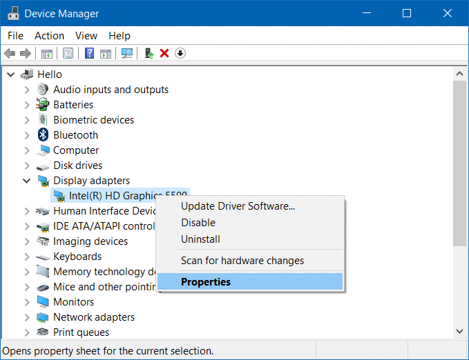 Roll back or restore previous version of a driver in Windows 10 step7.1