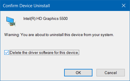Roll back or restore previous version of a driver in Windows 10 step9