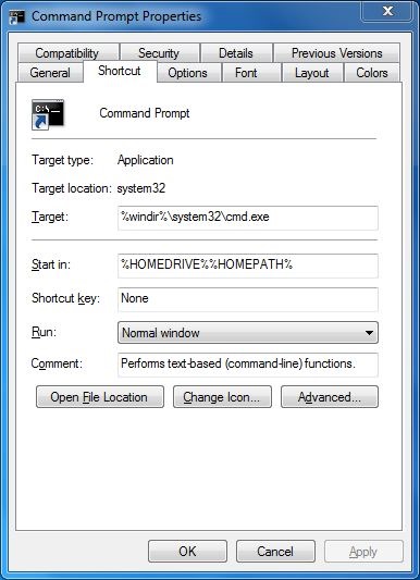 Run command prompt as administrator Windows