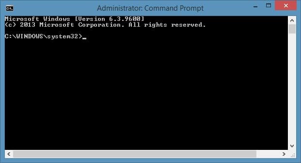 Run Command Prompt as administrator in Windows 8.1