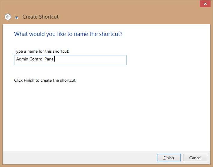 Run Control Panel as Administrator step4