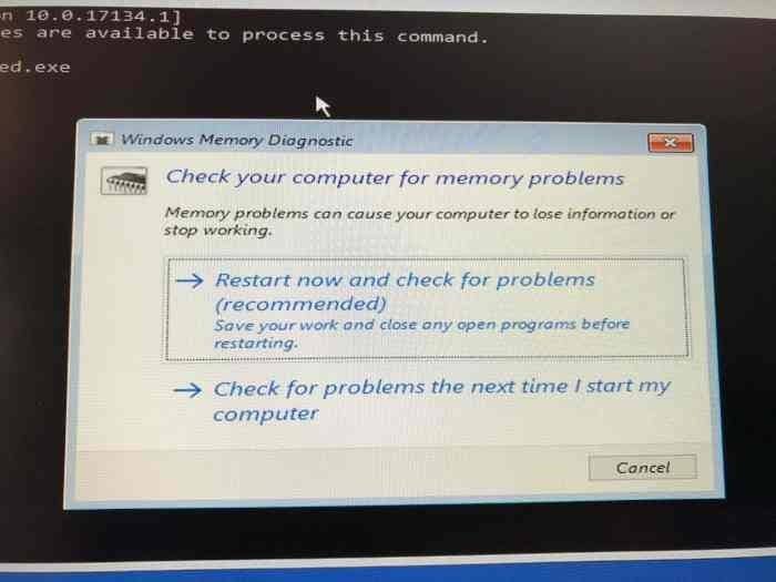 Run Memory Diagnostic test in Windows 10 (5)