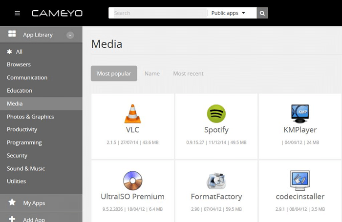 Run Windows programs from the cloud using Cameyo picture3
