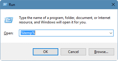 Safely delete temporary files in Windows 10 step6