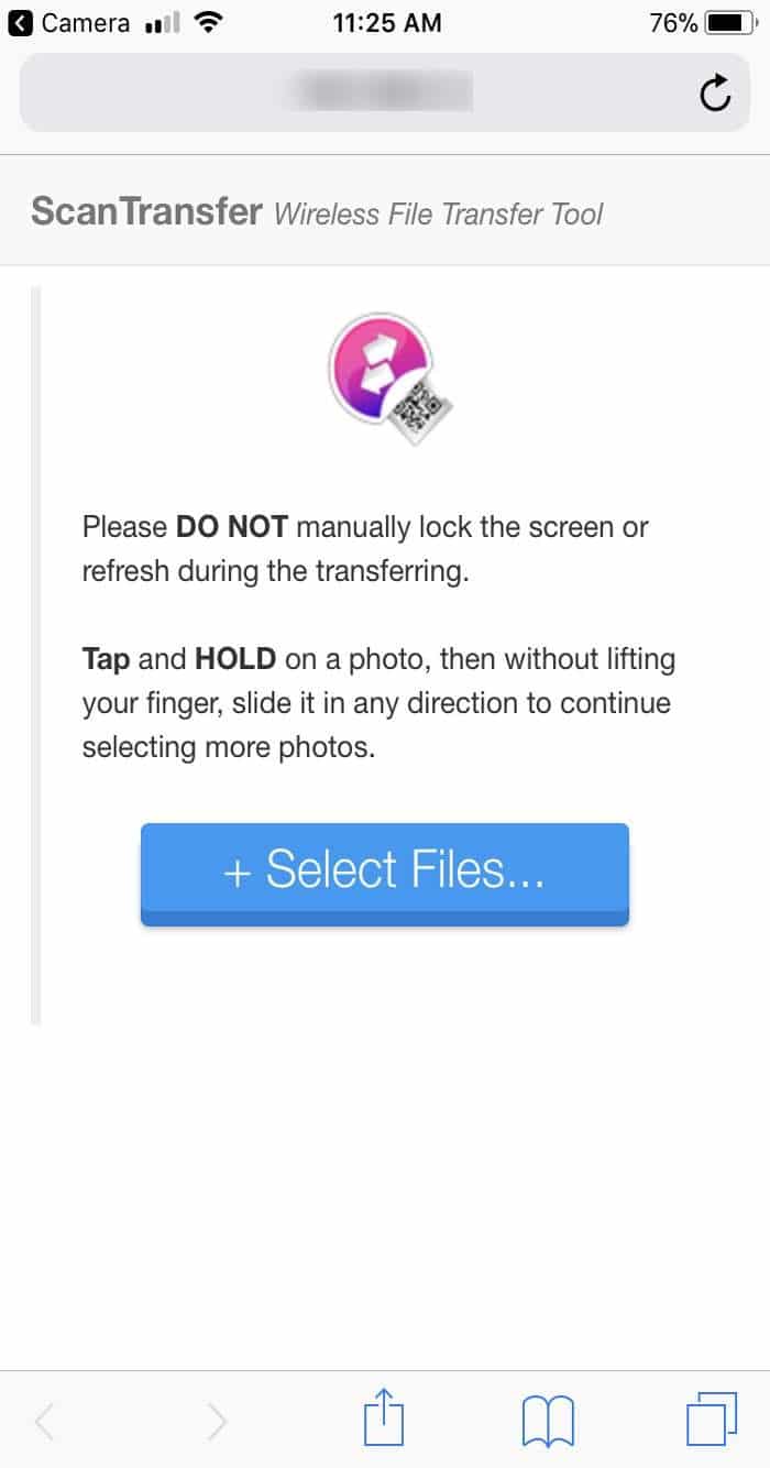 ScanTranfer transfer files from Android and iPhone to Windows 10 PC over WiFI pic3