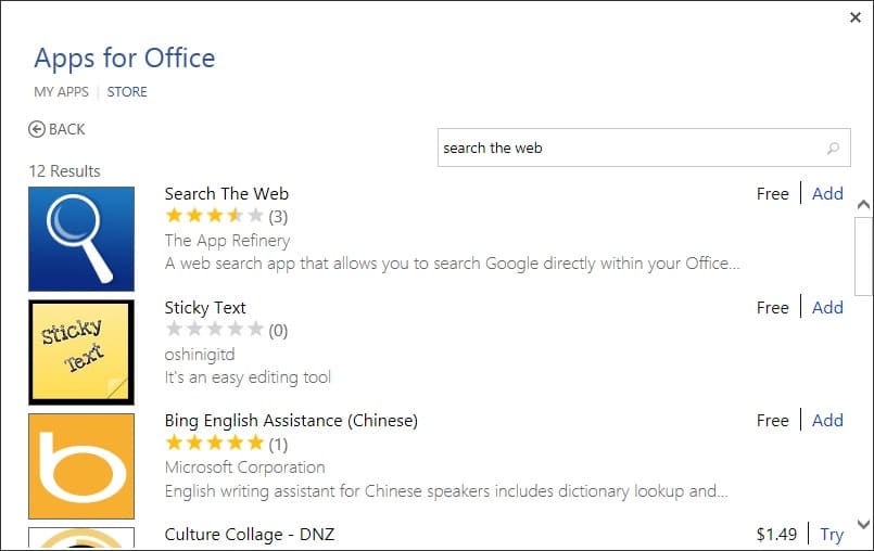 Search Google right from Office Word picture6