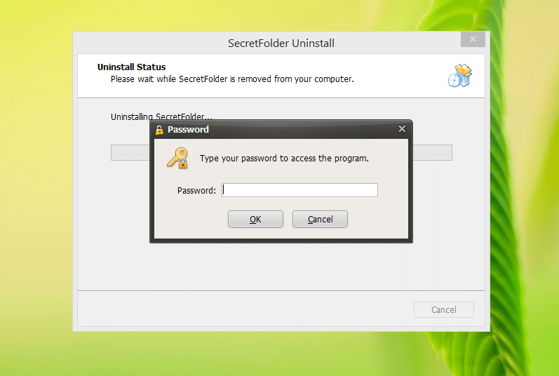 SecretFolder free folder locker for Windows picture2