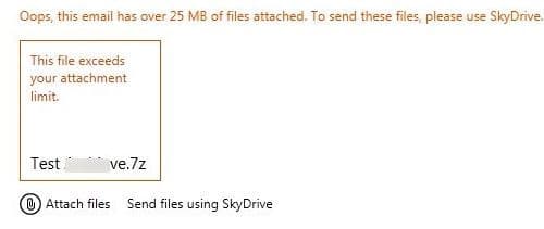 Send Attachments More Than 25 MB In Outlook.com Picture2