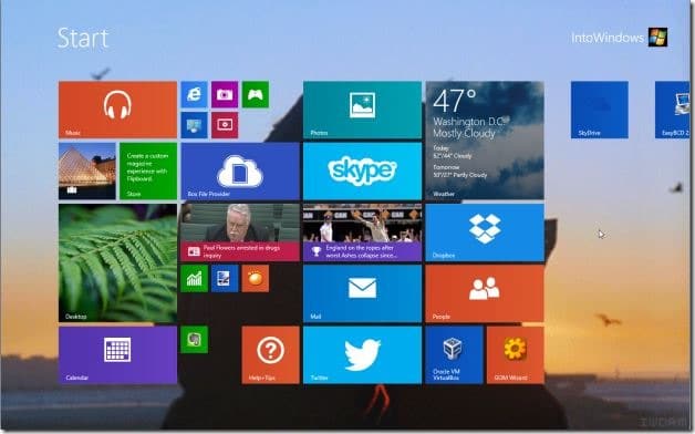 Set Animated Wallpaper or Video As Start Screen Backgroun