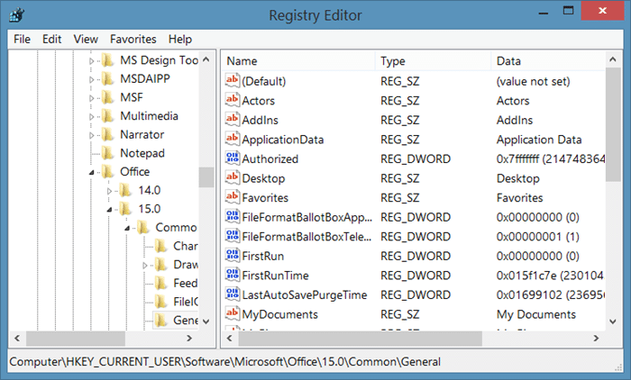 Set Google as Default Search In Office 2013 step2