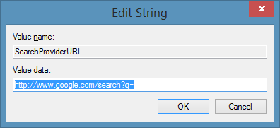 Set Google as Default Search In Office 2013 step5