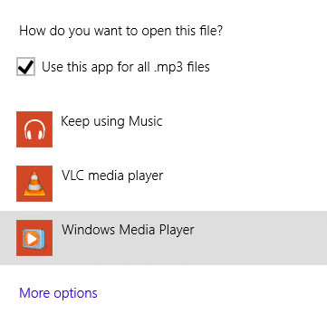 Set Windows Media Player as Default Audio Player in Windows 8.1 Step7