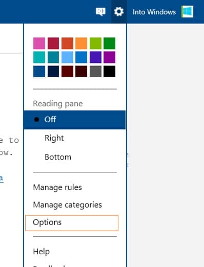 Set default font in Outlook com picture2