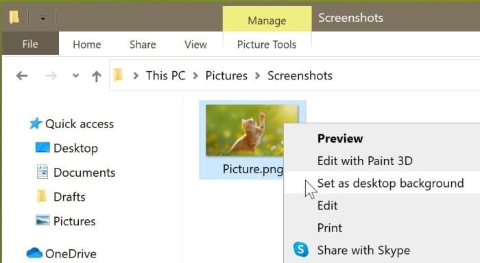 Set different wallpaper for each virtual desktop in Windows 10 pic5