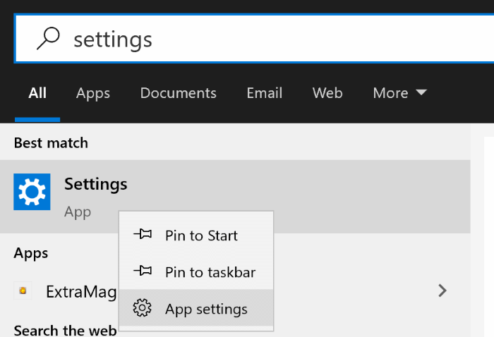 Settings app not working in Windows 10 (3)