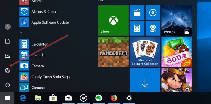 disable sleep in Windows 10
