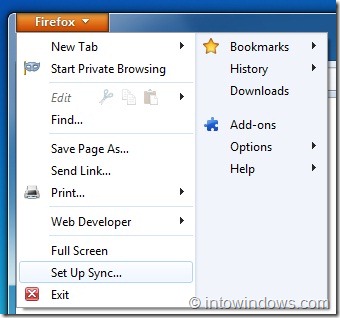 Setup Firefox Sync Step01