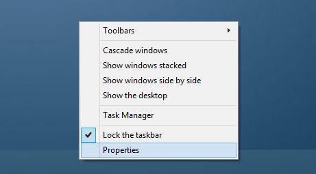 Show desktop after closing apps in Windows 8.1 step1