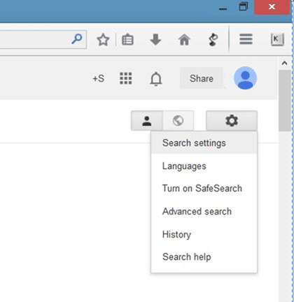 Show more results per page in Google step1