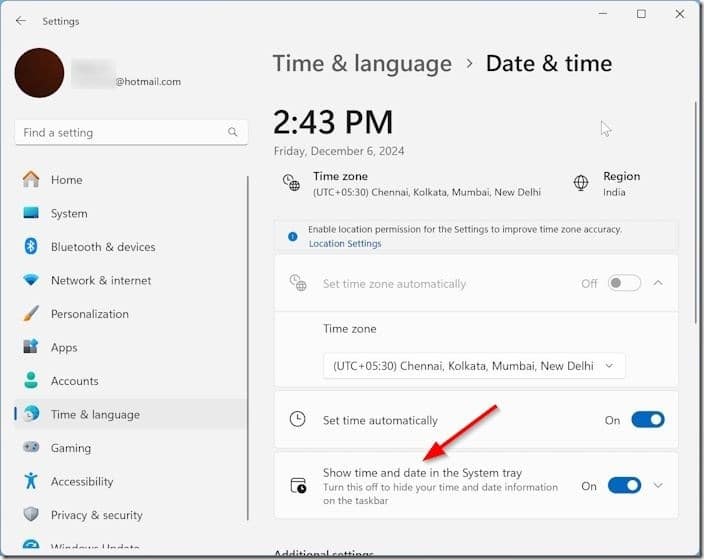 Show year on Windows 11 taskbar pic2