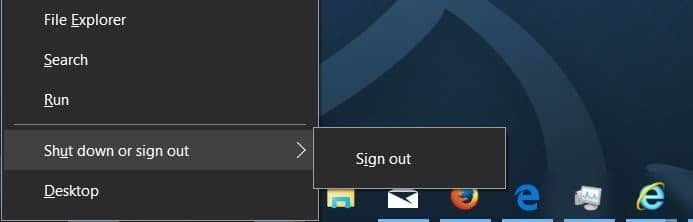 Shut down, restart, hibernate and sleep options missing2